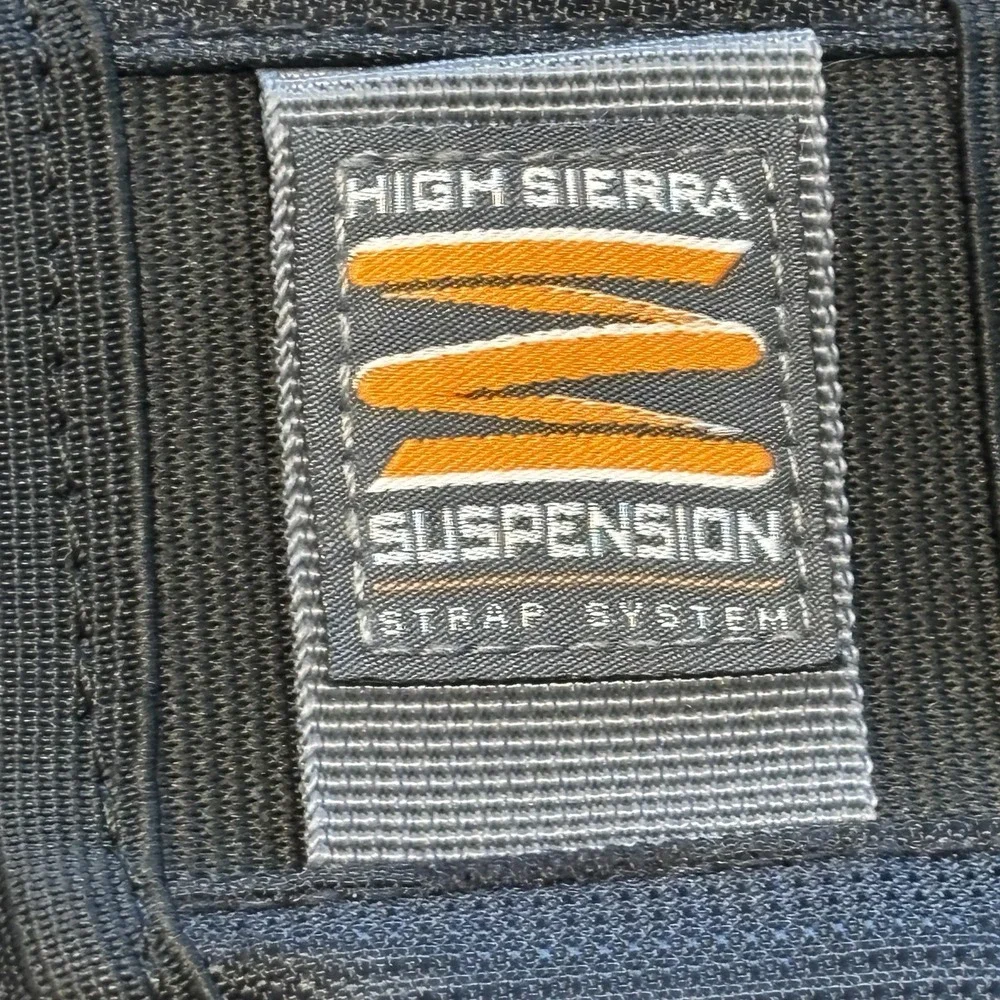 HIGH‎ SIERRA Oreo Backpack Black Suspension Strap System AirFlow – NWT
